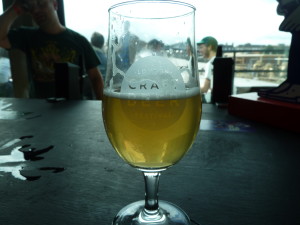 Nice glassware is key to a decent beer festival. Subtle branding is best.