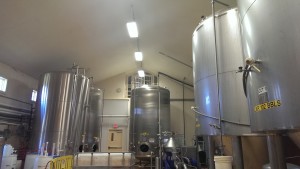 It's hard to imagine getting 56,000 BBL through this brewery, but the fact that the beers are bottle conditioned would help with ferment time. 