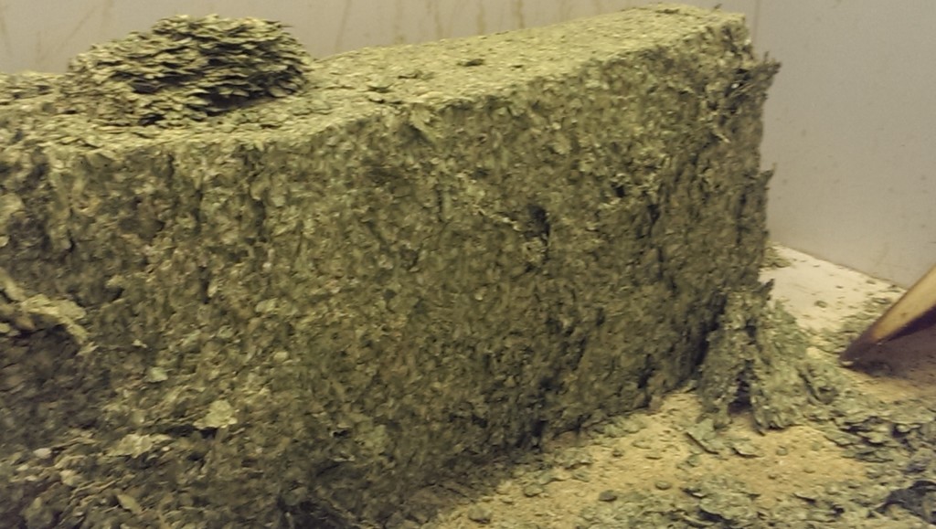 There's something about an entire bale of hops that elicits a giddy thrill. 