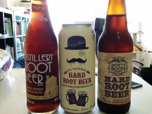 Hard Root Beer. It has taken America by storm. That is a figure of speech. If it is actually reigning Root Beer that's a sign of the apopcalypse. 